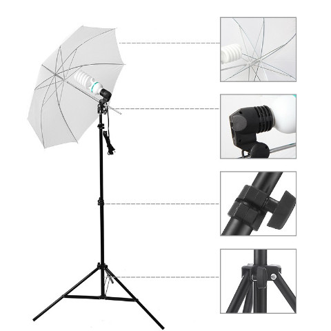 33-Inch Soft Light Studio Lighting Umbrella Set